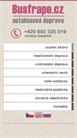 Mobile Screenshot of busfrape.cz